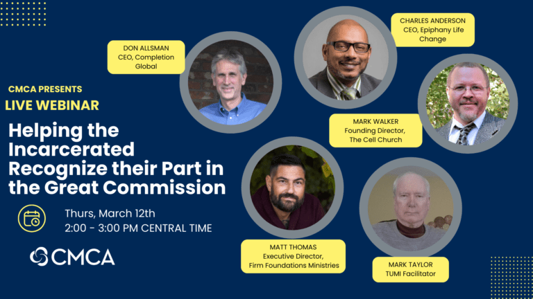 Helping the Incarcerated Recognize their Part in the Great Commission