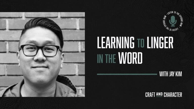 Learning to Linger in the Word with Jay Kim - Edited